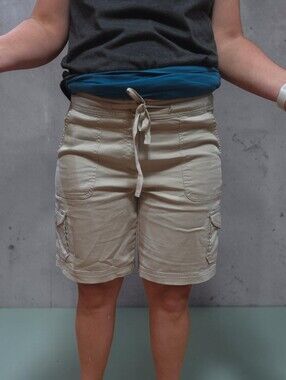 L.L. Bean Favorite Fit Khaki Drawstring Cargo Shorts
